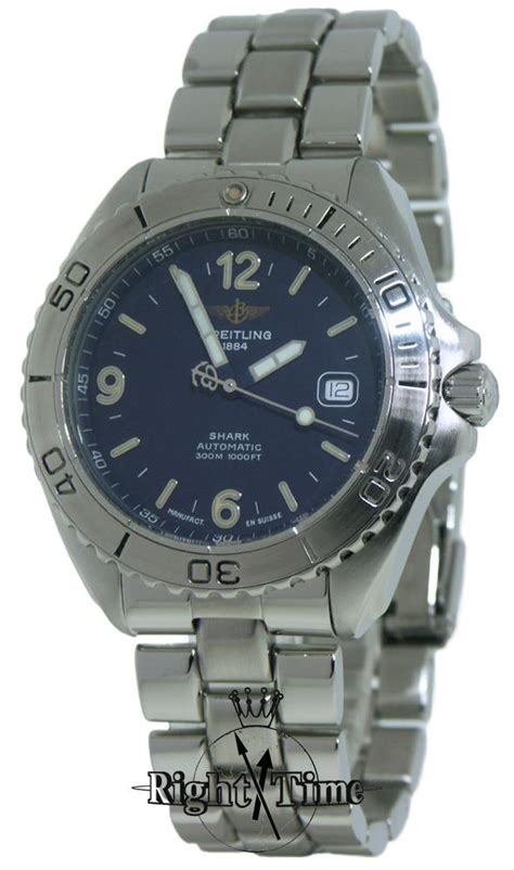 Breitling Shark Automatic Blue Dial a17605 